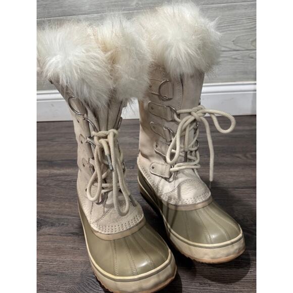Sorel Joan of Arctic Women’s Waterproof Winter Snow Boots Size 10 Gray - Picture 3 of 10